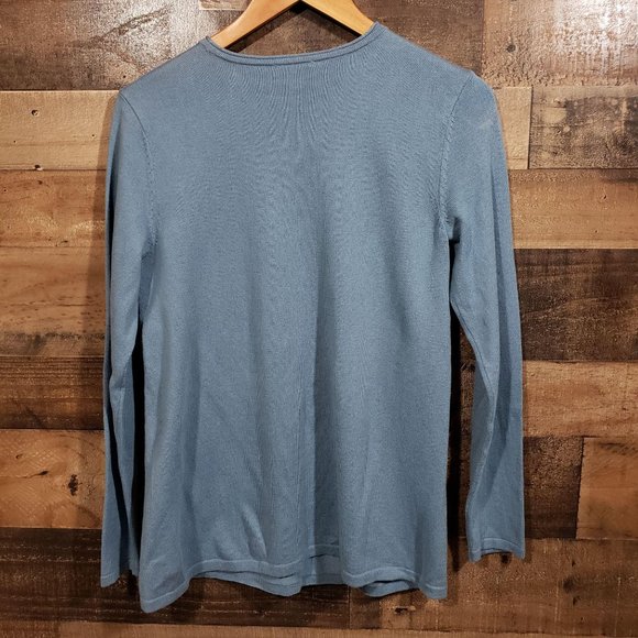 J. Jill‎ NWT snap side oversized long sleeve knit shirt - Picture 8 of 8